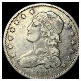 1833 Capped Bust Quarter LIGHTLY CIRCULATED
