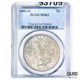 1802-O Morgan Silver Dollar PCGS MS62