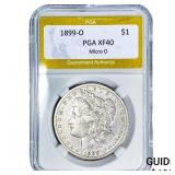 1899-O Morgan Silver Dollar PGA XF40 Micro O