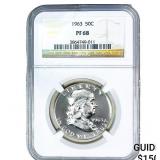 1963 Franklin Half Dollar NGC PF68