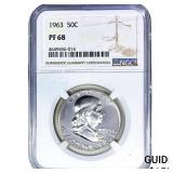 1963 Franklin Half Dollar NGC PF68