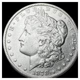 1878-CC Silver Morgan Dollar ABOUT  UNCIRCULATED