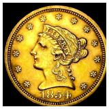 1854 $2.50 Gold Quarter Eagle