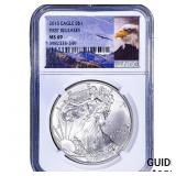 2105 Silver Eagle NGC MS69