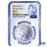 2023 Silver Peace Dollar NGC MA70