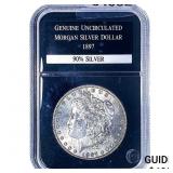 1897 Morgan Silver Dollar  GENUNC