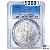 2002 Silver Eagle PCGS MS69