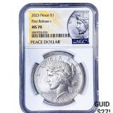 2023 Silver Peace Dollar NGC MS70