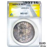 1899-O Morgan Silver Dollar ANACS MS63