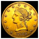 1855 $10 Gold Eagle