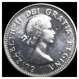 1960 Canada Silver 10 Cents
