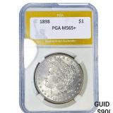1898 Morgan Silver Dollar PGA MS65+