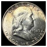 1949 Franklin Half Dollar UNCIRCULATED