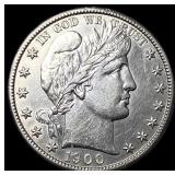 1900-S Silver Barber Half Dollar CLOSELY UNCIRCULA