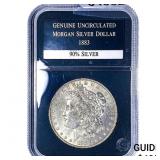 1883 Morgan Silver Dollar  GENUNC