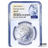 2023 Silver Peace Dollar NGC MS70