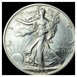 1936-S Silver Walking Liberty Half Dollar CLOSELY