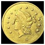 1869 Gold Half Dollar California Fractional HIGH G