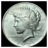 1921 Silver Peace Dollar UNCIRCULATED