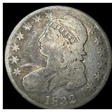 1832 Capped Bust Half Dollar NICELY CIRCULATED