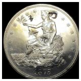 1875-CC Silver Trade Dollar