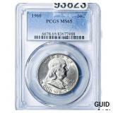 1960 Franklin Half Dollar PCGS MS65