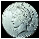 1922-S Silver Peace Dollar CLOSELY UNCIRCULATED