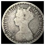 Great Britain 1887 Silver Florin NICELY CIRCULATED