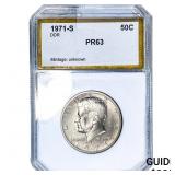 1971-S Kennedy Half Dollar PCI PR63