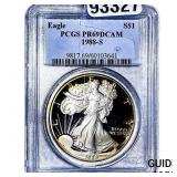1988-S Silver Eagle PCGS PR69 DCAM