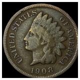1908-S Indian Head Cent NEARLY UNCIRCULATED