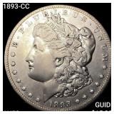 1893-CC Morgan Silver Dollar CLOSELY UNCIRCULATED