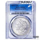 1878 7TF Rev. 1879 Morgan Silver Dollar PCGS MS61