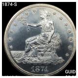 1874-S Silver Trade Dollar UNCIRCULATED PL