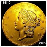 1851-O $20 Gold Double Eagle HIGH GRADE