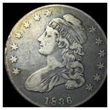 1836 Capped Bust Half Dollar LIGHTLY CIRCULATED