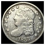 1833 Capped Bust Half Dime LIGHTLY CIRCULATED