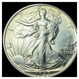 1942-D Silver Half Dollar CHOICE BU
