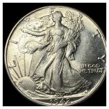 1942 Silver Walking Liberty Half Dollar UNCIRCULAT