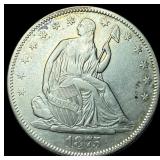 1875-S Silver Half Dollar CHOICE AU