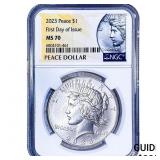 2023-P Silver Peace Dollar NGC MS70