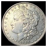 1886 Morgan Silver Dollar NEARLY UNCIRCULATED