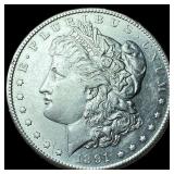 1891-S Silver Morgan Dollar CHOICE AU