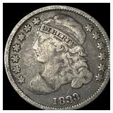 1833 Capped Bust Dime NICELY CIRCULATED