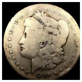 1889-CC Morgan Silver Dollar