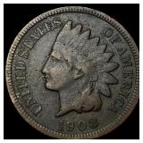 1908-S Indian Head Cent LIGHTLY CIRCULATED