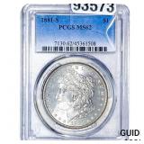 1881-S Morgan Silver Dollar PCGS MS62