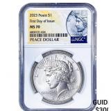 2023 Silver Peace Dollar NGC MS70