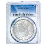 1901-O Morgan Silver Dollar PCGS MS63