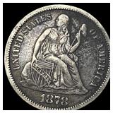 1878 Seated Liberty Dime NEARLY UNCIRCULATED